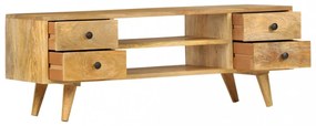 tömör mangófa TV-szekrény 110 x 35 x 40 cm