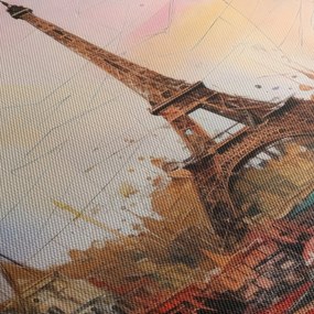 Kép - Az Eiffel-torony festménye (150x105 cm)