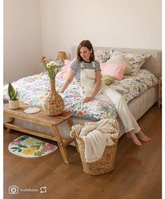 Franciaágy 140 cm Tulia 140  (krém + fekete). Akció -15%. 1100286