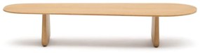 Natúr színű tölgyfa dohányzóasztal 64x146 cm Pirita – Kave Home