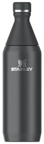 Fekete rozsdamentes acél termopalack 600 ml All Day Slim Bottle Black – Stanley
