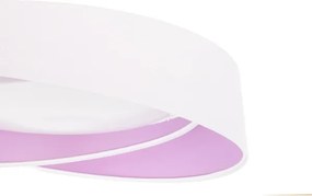 LED dimmelhető mennyezeti lámpa SM. GALAXY M. LED/24W/230V átm. 55 cm fehér/lila + távirányító