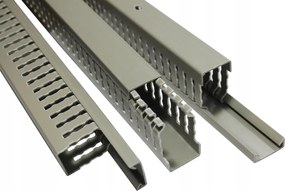 Kábelvályú Fésűs Csatorna Résléc 25x25 2m Szürke