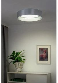 Duolla - LED Mennyezeti lámpa ROLLER LED/24W/230V átm. 45 cm ezüst