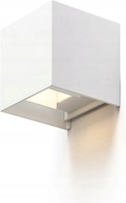 Rendl Tito Sq DIMM fehér Led fali lámpa 2x3W IP65 szabályozható fényerővel 3000K