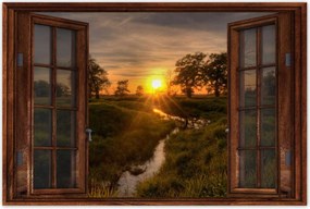 Poszterek 120x80 Lenyugvó nap Rogalin