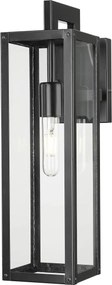 Cosmolight modern fali lámpa kyoto fekete cosw01678bk