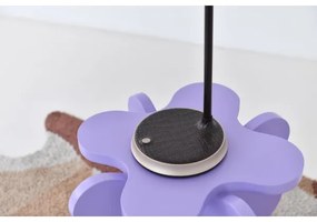 Immax 08972L - FINCH LED asztali lámpa, 9W, 12cm, szürke/krom, dimmelhető