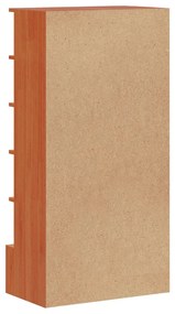 viaszbarna tömör fenyőfa cipőszekrény 52 x 30 x 104 cm