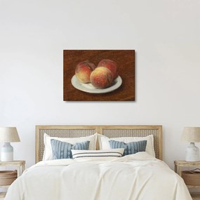 Kép - Henri Fantin-Latour, Three Peaches on a Plate, reprodukciók (70x50 cm)