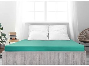 4Home Ideál jersey lepedő zöld türkiz, 180 x 200cm, 180 x 200 cm