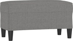 vidaXL sötétszürke szövet pad 70 x 35 x 41 cm