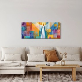 Kép - Geometrikus angyal (120x50 cm)