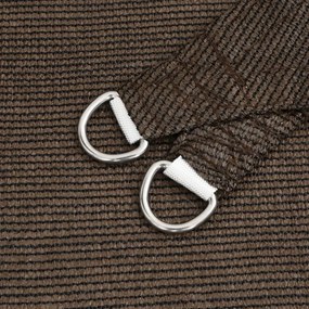 Barna HDPE napvitorla 160 g/m² 5 x 5 x 6 m