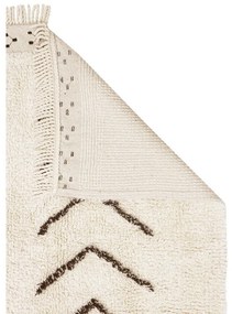 Krémszínű mosható kézi szövésű pamut szőnyeg 170x240 cm Bereber Rhombs – Lorena Canals