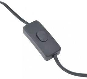 vidaXL fekete fűzfa állólámpa 52 cm E27