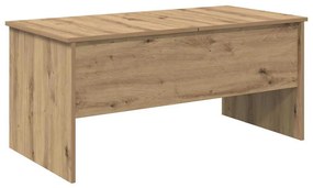 Dohányzóasztal kézműves tölgy 102 x 50,5 x 46,5 cm Faanyag