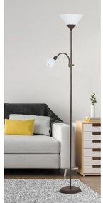 Rabalux 4188 - Állólámpa ACTION 1xE27/100W+1xE14/25W/230V barna