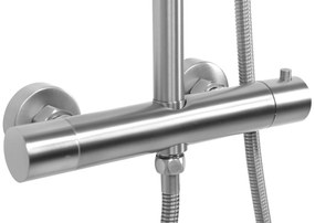 Zuhanyszett Termosztátos REA VINCENT NICKEL BRUSH INOX