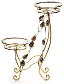 Virágállvány 70x50 cm arany