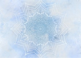 Kép - Téli mandala (üvegen) (70x50 cm)
