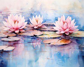 Poszter 76x60,5cm Csendes tükröződések