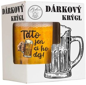 Bohemia Gifts Ajándék pohár - Apukának , 500 ml