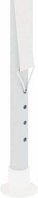 fehér rendezvénysátor oldalfalakkal 4 x 9 m 90 g/m²