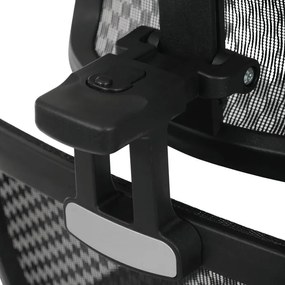 Fekete Szövet Irodai Szék, Szinkron Mechanikával. KA-Q8203 BK