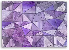 Gario Vászonkép Lila geometriai formák - Andrea Haase Méret: 100 x 70 cm