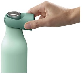Mentazöld rozsdamentes acél utazó ivópalack 500 ml Loop – Joseph Joseph