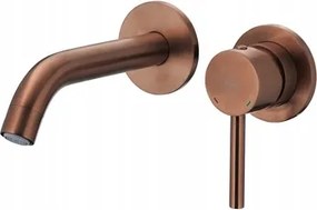 Kfa Falsík Alatti Mosdó Csaptelep Szálcsiszolt Réz Pvd