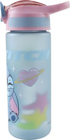 Disney Lilo és Stitch, A csillagkutya Alien 626 műanyag matt szívószálas kulacs 600 ml