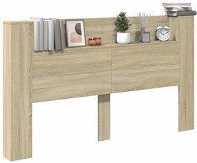 Fejtámla polcokkal Sonoma tölgy 180 x 16,5 x 103,5 cm Faanyag