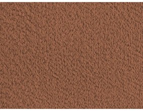 Narancssárga kárpitozott ágyneműtartós-ágytámla nélkül franciaágy ágyráccsal 160x200 cm Inera – Bobochic Paris