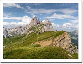 Poszterek keretben 40x30 Egy nap a hegyekben Hegyek Kilátás