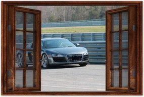 120x80-as Audi poszter akcióban Fura Auto