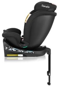 Lionelo NAVY i-Size 40-150 cm autósülés alapozattal, fekete/rózsaszín