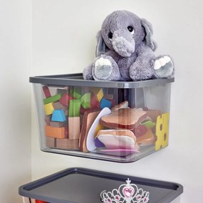 Belső tárolódoboz fedéllel, újrahasznosított műanyagból iD Wallspace - iDesign