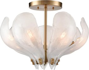 COSMOLIGHT C07739BR CANNES Glamour Mennyezeti Lámpa Sárgaréz E14 IP20