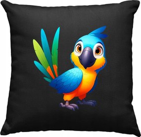 Papagáj párna Színes Gyerek 8 Fekete