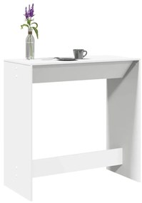 fehér szerelt fa bárasztal 102 x 50 x 103,5 cm