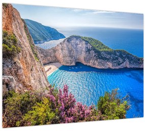 Kép - Navagio strand, Görögország (70x50 cm)