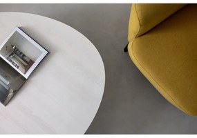 Contrast Pick fehér kőrisfa dohányzóasztal - Ragaba