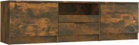 vidaXL füstös tölgy színű szerelt fa TV-szekrény 140 x 35 x 40 cm