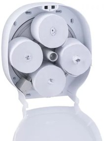 Adagoló 4 tekercs WC-papírhoz tubus nélkül Merida Hygiene Control, fehér