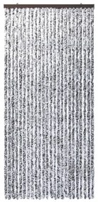 barna és bézs zsenília rovarfüggöny 100 x 220 cm
