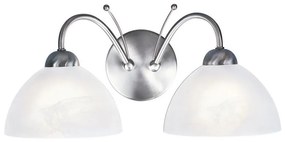 Searchlight 1132-2SS - Fali lámpa MILANE 2xE14/60W/230V króm