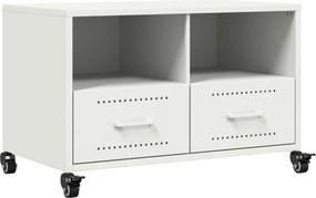 vidaXL fehér acél TV-szekrény 68 x 39 x 43,5 cm