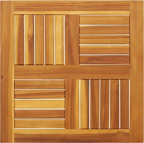 vidaXL tömör akácfa négyzet alakú asztallap 60 x 60 x 2 cm